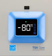 TSX Core Series freezer digital touchscreen control panel