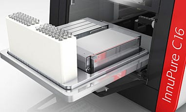 Intelligent Sample Tray on the InnuPure C16 Touch