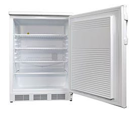 closed flammable material storage freezer