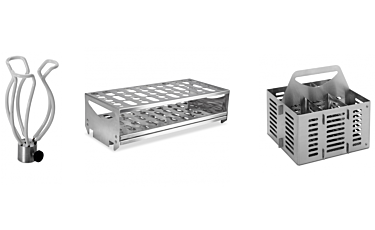 Labware Baskets and Tube Holders for Labconco SteamScrubber, FlaskScrubber and FlaskScrubber Vantage Series Washers