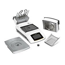 MA37 Infrared Moisture Analyzer by Sartorius with dishwasher-safe removable parts disassembled