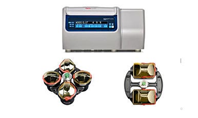 1.6L Megafuge ST1 and ST1R Plus Centrifuge Packages with swinging bucket rotors by Thermo Fisher Scientific