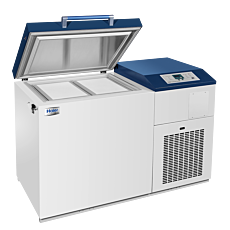 -150ºC Cryogenic Chest Freezer with open door by Haier Biomedical