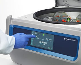 Touchscreen Interface of Multifuge Pro Series Centrifuges by Thermo Fisher Scientific