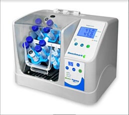 Roto-Therm Incubated Tube Rotator by Benchmark Scientific for temperature sensitive applications feature variable speed for mix, pause and rock functions