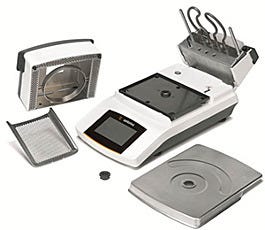 Sartorius MA160 IR Moisture Analyzer dishwasher safe parts disassembled