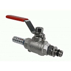 Stainless Steel Drain Tap with a maximum temperature of +200°C for Julabo Circulators, 8970450