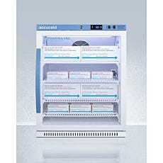 counter height refrigerator with closed glass panel door