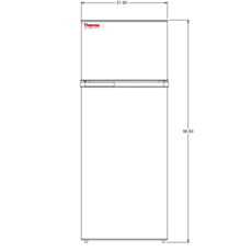 SNAP-Compliant 5.1 cu. ft. TSV05CPSA Combo Refrigerator/Freezer by Thermo Fisher Scientific