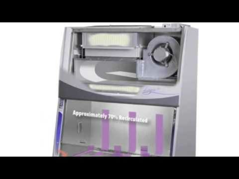 Short animation illustrating the airflow pattern of a Purifier Logic+ Type A2 biosafety cabinet
