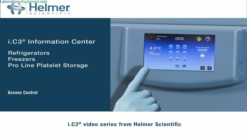 GX i.Series storage solution i.C3® Video Series: Access Control by Helmer Scientific