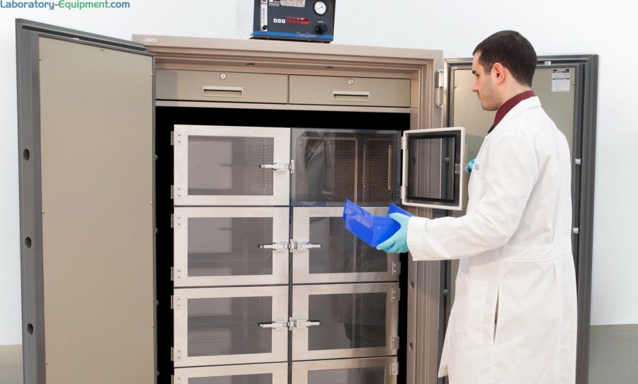 3Chamber DoubleAgent Desiccator Laboratory Equipment