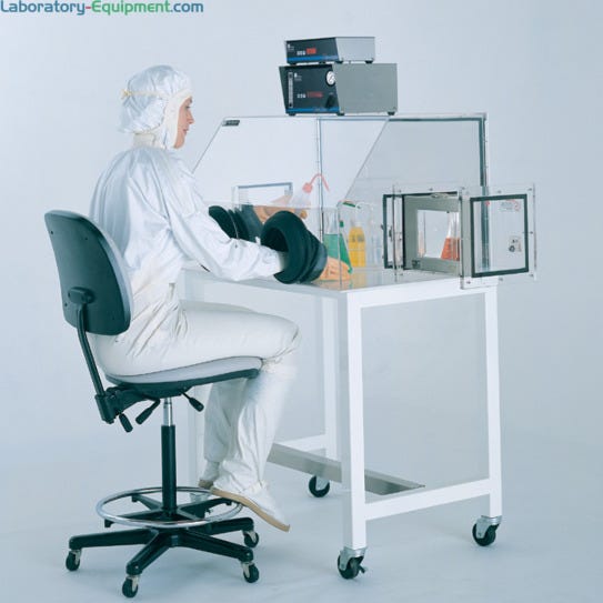 Glovebox; Series 100, Polycarbonate, 4 Glove Ports 168132GRH