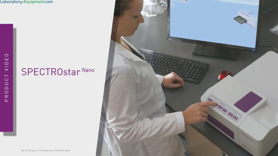 Video of SPECTROstar Nano Absorbance Plate Reader by BMG LabTech