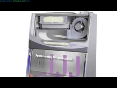 Short animation illustrating the airflow pattern of a Purifier Logic+ Type A2 biosafety cabinet