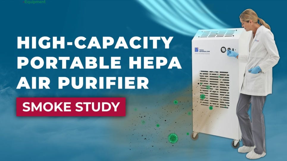smoke study video of terra's hepa air purifier