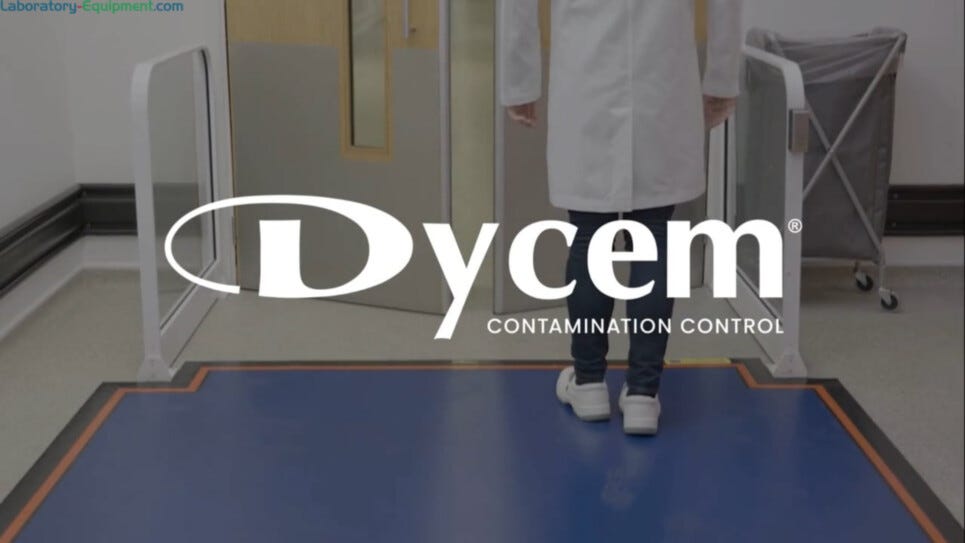 CleanZone mats capturing contamination and reducing facility waste