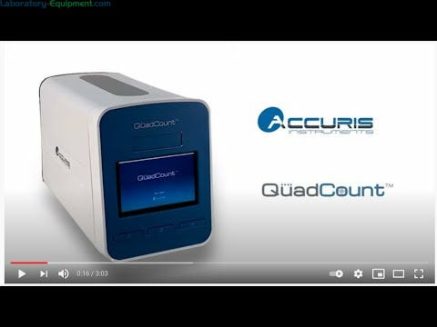 Product overview and user instructions of QuadCount Automated Cell Counter by Accuris Instruments