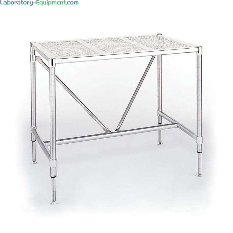 Footrest; Chrome-Plated Steel, 20 W x 11 D x 11 H, ISO 7, Adjustable,  BioFit