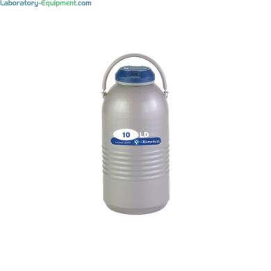 TW 10LDB Dewar by IC Biomedical with 10-liter LN2 capacity and a snap-on cap closure for secure sample storage and dispensing | 6901-02 displayed