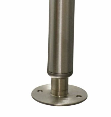 Stainless Steel Flange Feet for Free Standing Garmet Racks | 5656-42 displayed
