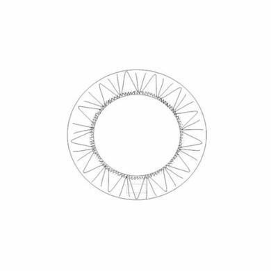 Altessa Grid or Taffeta bouffant cap comes in one size fits all  |  4953-83A displayed