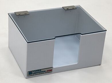 Polypro Cleanroom Wiper Enclosed Dispenser  |  4952-08 displayed