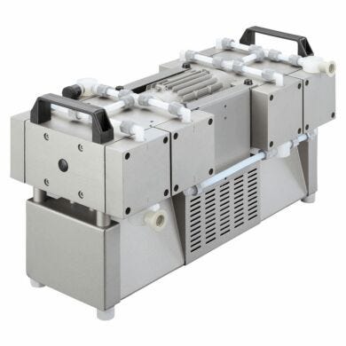 Two-stage pump for quicker and more efficient vacuum pumpdown in Oil-Free pumps  |  7906-26A displayed