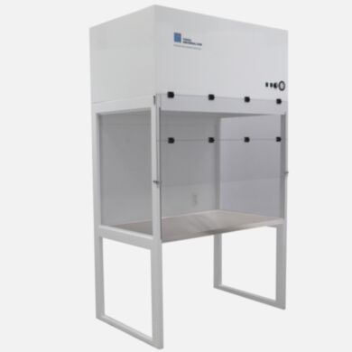 4' ValuLine® Vertical Laminar Flow Station with integrated stainless steel work surface  |  2001-68 displayed