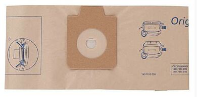 Non-reusable paper bag for dry contents | 1001-01 displayed