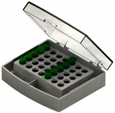 Contains precision contoured wells for uniform thermal transfer | 2824-12 displayed