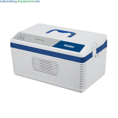 Active cooling Constant Temperature Transport Cooler #HYZ-15Z with alarm and a 2ºC to 10ºC transit temperature range accommodates 15 blood bags	  |  1720-95 displayed