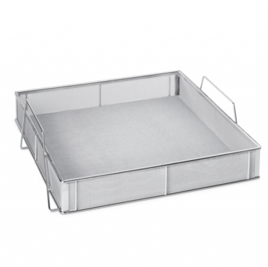 304 stainless steel Mesh Basket Insert for upper and lower standard and spindle racks compatible with Labconco Labware Washers, 4573400  |  6927-73 displayed