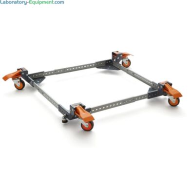 Four wheel locking steel foot levers