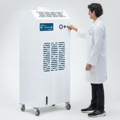 Portable Battery-Powered Medical Grade Air Filter System  |  6601-66A-BP displayed