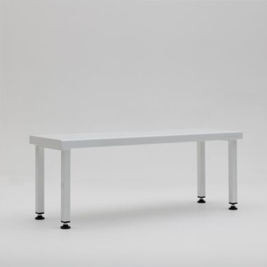 ISO 8 powder-coated steel free-standing gowning bench  |  1530-38 displayed