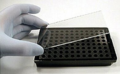 Increases printing speed and flexibility compared to pre-configured glass bottom microplates  |  3033-48 displayed