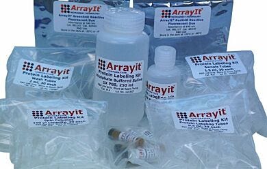 Includes reagents, buffers, fluorescent dyes and purification columns for high quality labeling of proteins  |  3033-57 displayed