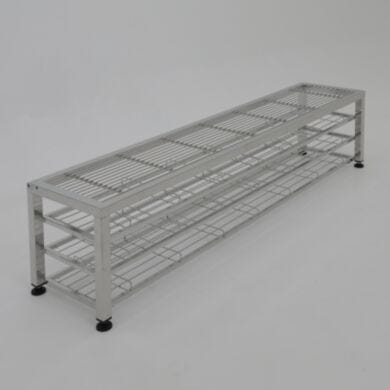 Gowning Bench; 304 Stainless Steel, Rod Top, 72
