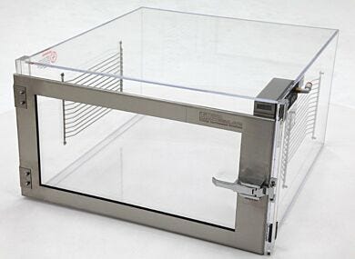 Smart nitrogen desiccator cabinet, acrylic, 1 chamber with automatic RH control  |  1911-41A displayed