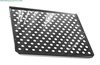 Perforated stainless steel shelf compatible with ST-45 and ST-180 CO2 Incubators by Benchmark Scientific  |  2828-13 displayed