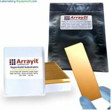 All substrate slides are compatible with a variety of Arrayit instruments, tools and consummables  |  3031-62 displayed