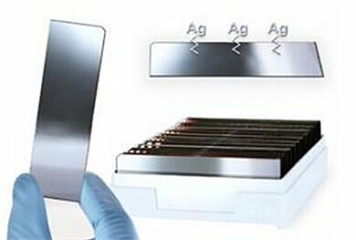 All substrate slides are compatible with a variety of Arrayit instruments, tools and consummables  |  3031-63-F displayed