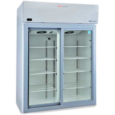 Refrigerator; Lab, 45.8 cu. ft., 2 Sliding Glass Doors, 8 Shelves