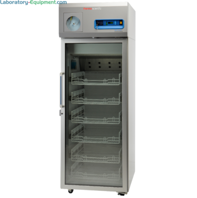 23.0 cu. ft. GMP Clean Room compliant model for pharma and vaccine storage detects usage patterns; shown with optional chart recorder  |  1621-21 displayed