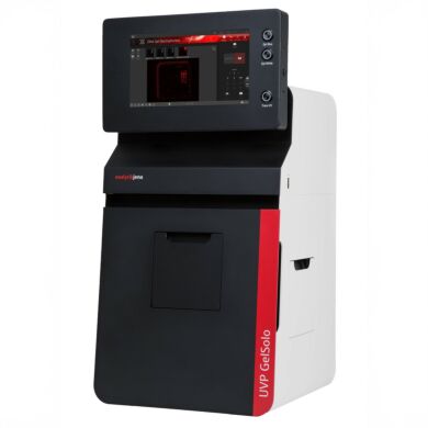 UVP GelSolo with a transilluminator and UV-safe gel viewing window streamlines gel imaging and analysis with VisionWorks software; 11.6