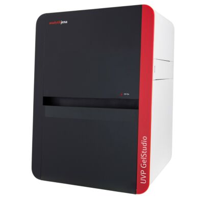 UVP GelStudio includes a Transilluminator, VisionWorks software, overhead white, green, red and blue LEDs, UV protection shield; 16.8 x 21 cm illuminated area