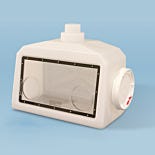 Portable Glove Box by Bel-Art; Molded Polyethylene (LDPE), 2 Glove Ports