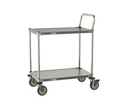 Cart; 304 All Stainless Steel, 2 Shelves, 18