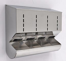 Dispenser; Glove, Electropolished 304 or 316 SS, 32